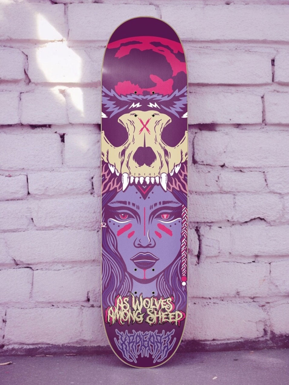 AS WOLVES AMONG SHEEP 8-inch Skate Deck