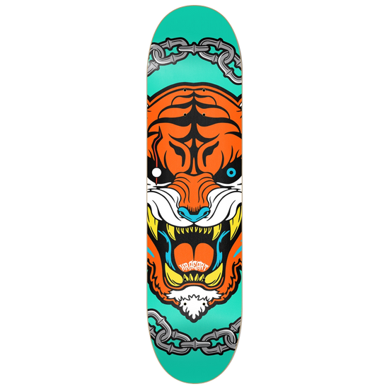 NO MASTERS Orange 8.25-inch Skate Deck
