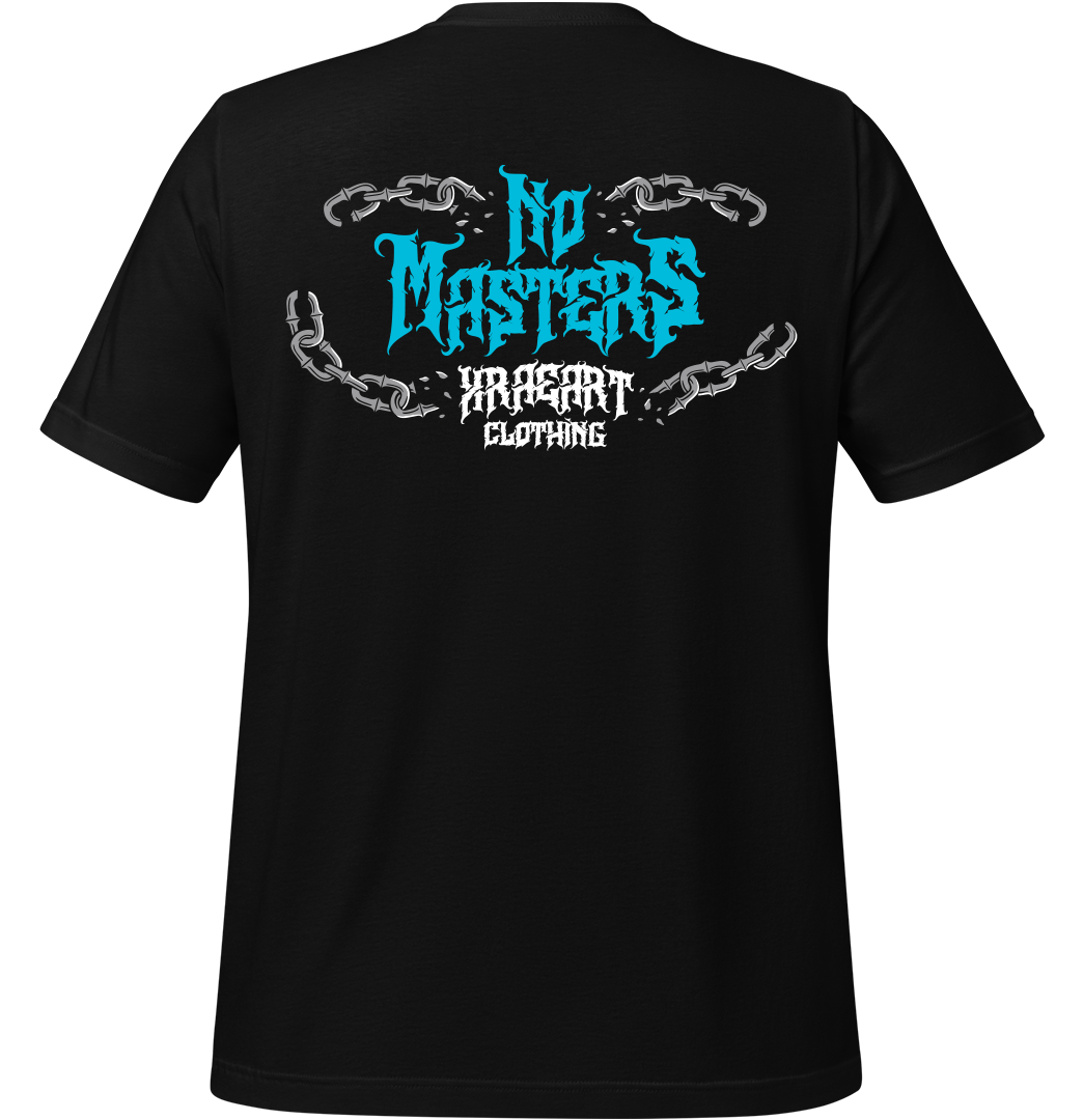 NO MASTERS T-Shirt (Black/Pink Variant)