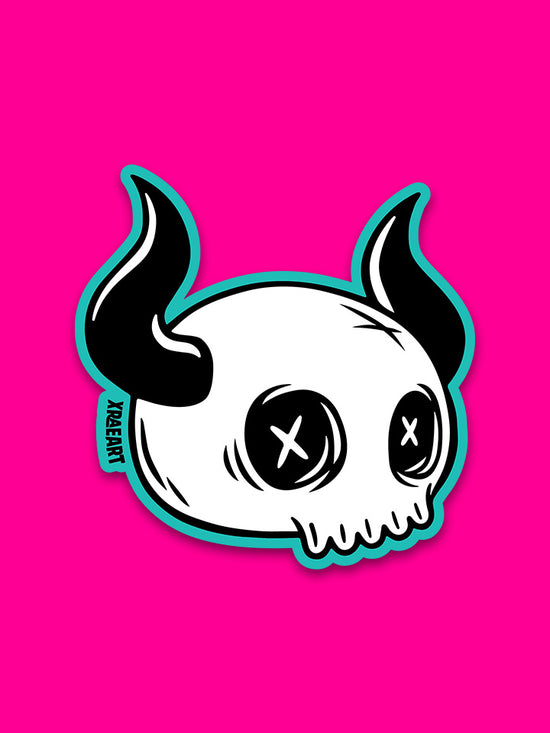 SKULL LOGO Sticker