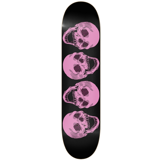 X-RAY SKULL Pink 8-inch Skate Deck