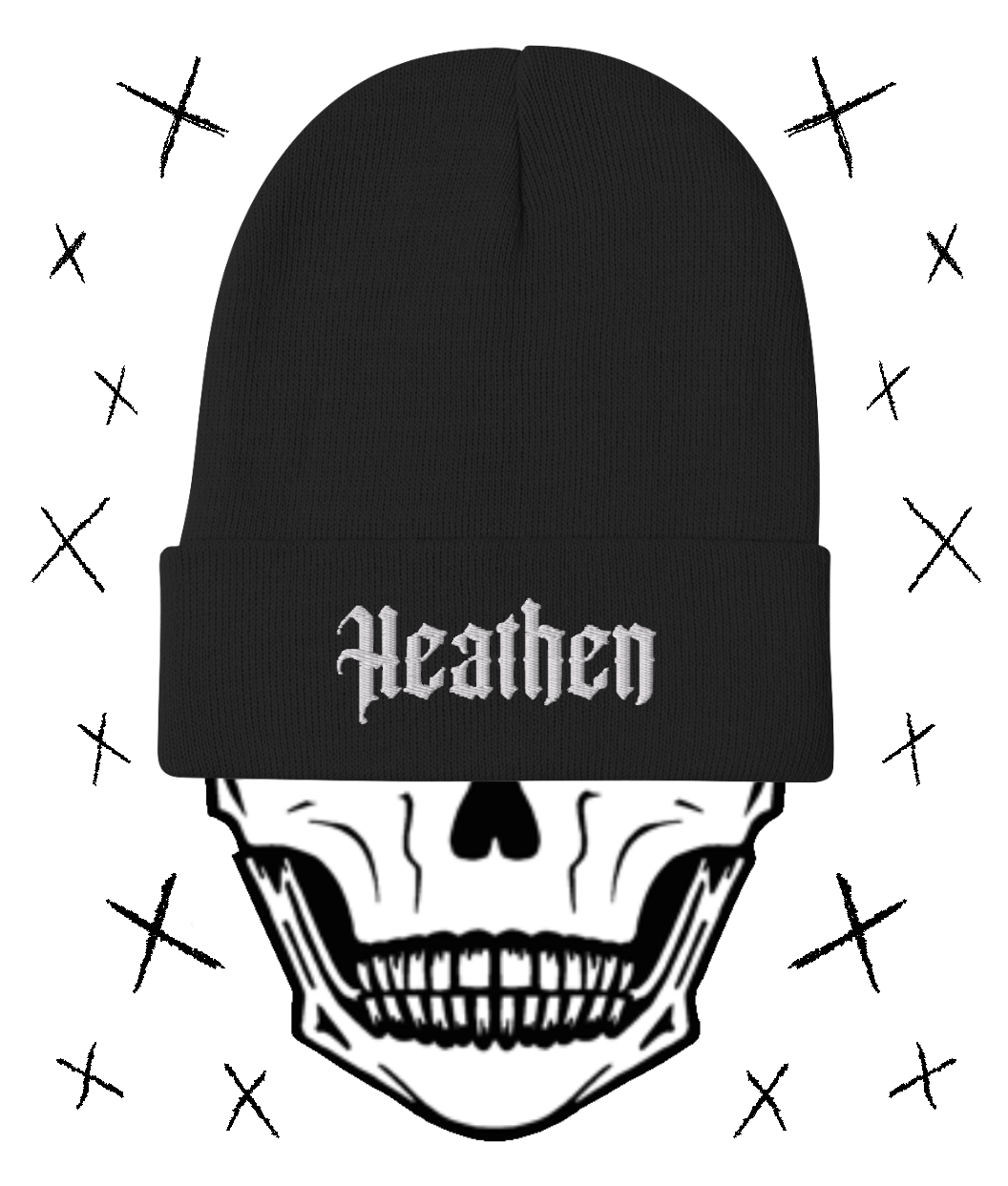 THE ORIGINAL "HEATHEN" Embroidered Beanie