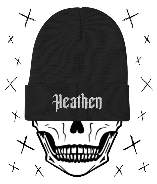 THE ORIGINAL "HEATHEN" Embroidered Beanie